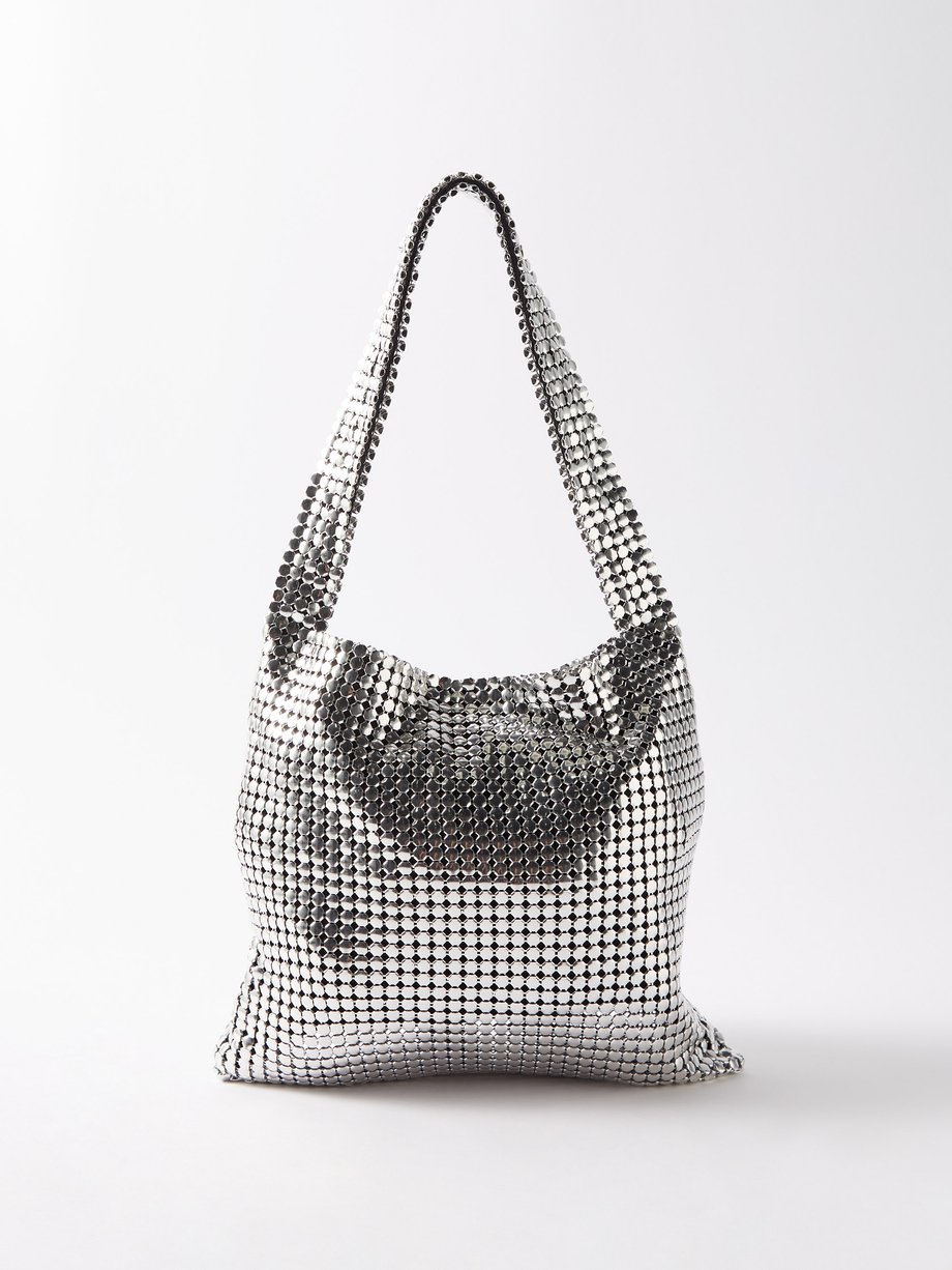 Paco Rabanne Silver Pixel chainmail shoulder bag | 매치스패션, 모던 럭셔리 온라인 쇼핑