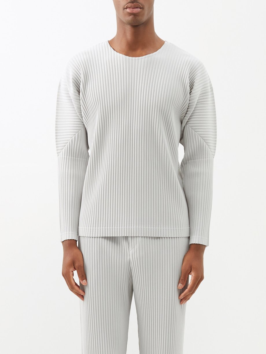 Print sex violinist Grey Technical-pleated long-sleeved T-shirt | Homme Plissé Issey Miyake |  MATCHESFASHION US