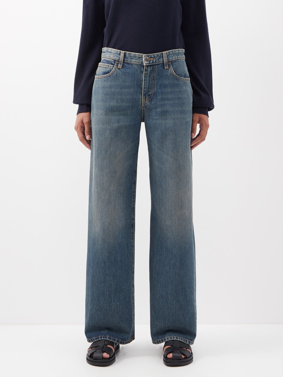 Blue Eglitta wide-leg jeans | The Row | MATCHESFASHION AU