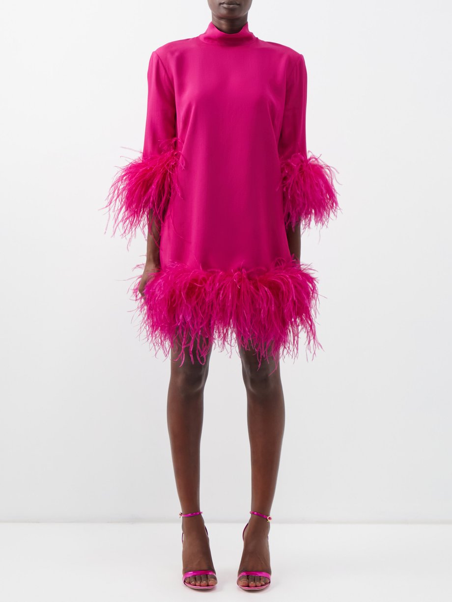 feather dress,