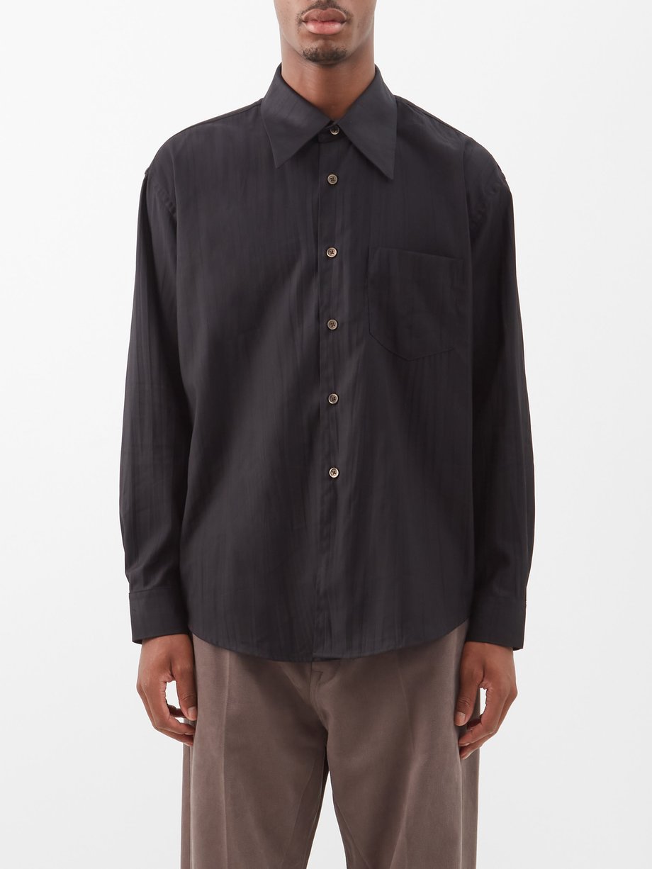 Our Legacy Our Legacy Coco 70s shirt Black｜MATCHESFASHION（マッチズファッション)