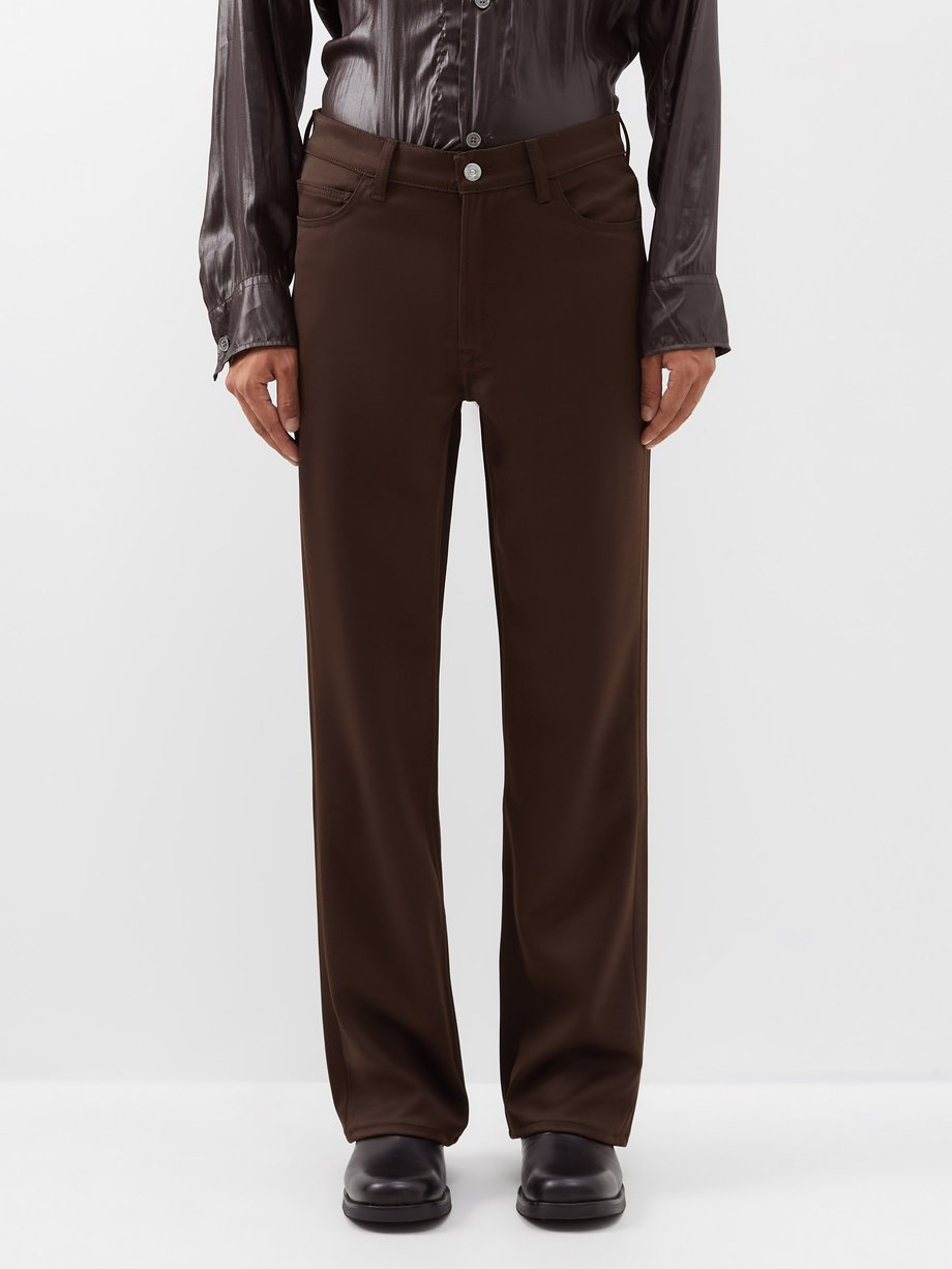 Brown 70s virgin-wool trousers | Our Legacy | MATCHESFASHION UK