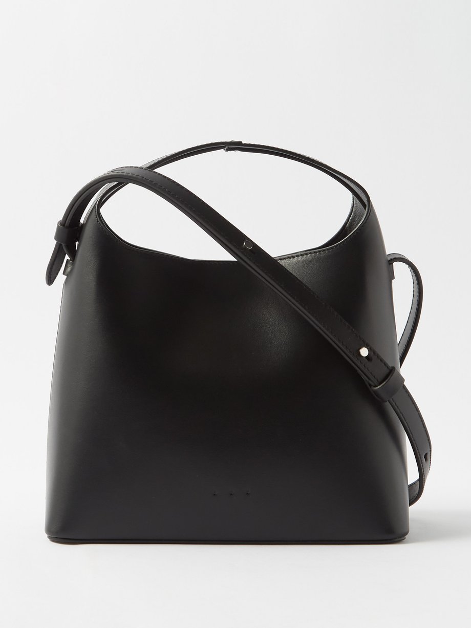 Sac mini leather tote bag Black Aesther Ekme | MATCHESFASHION FR