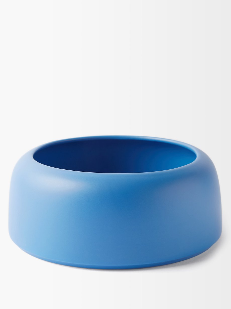 라위 오마 도기 볼 라지 Raawii Blue Omar large earthenware bowl