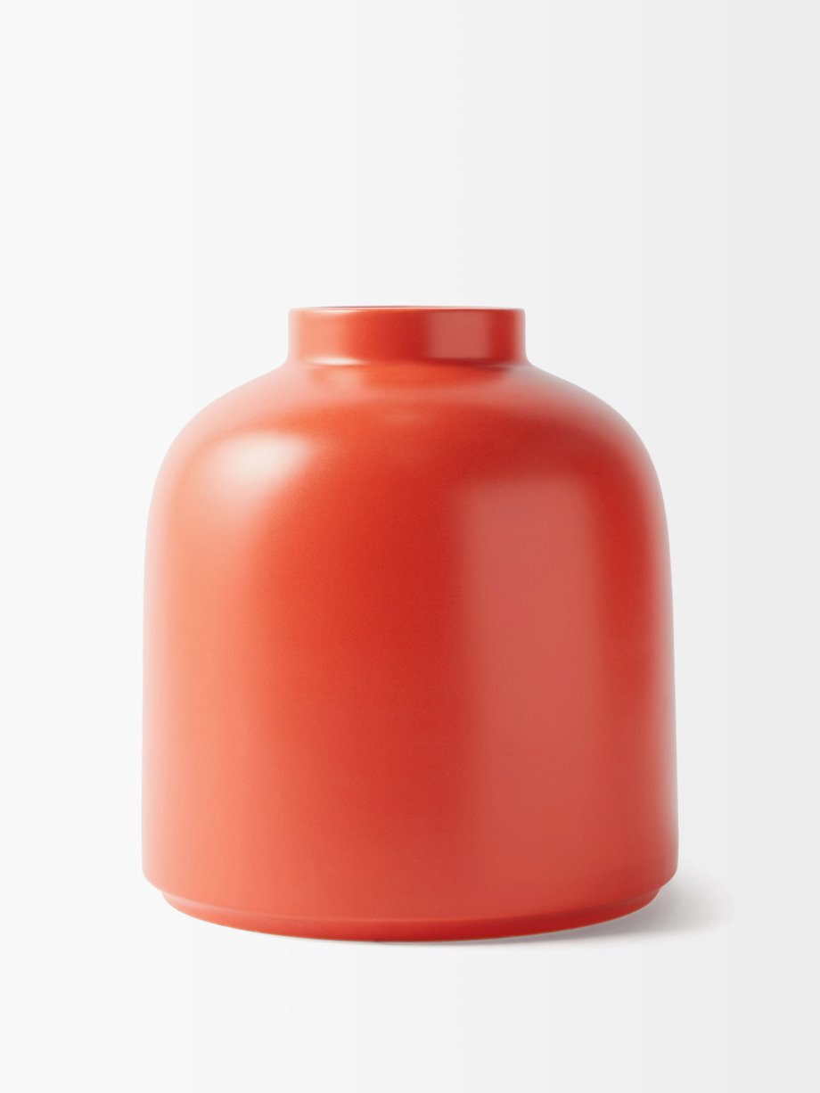 라위 오마 도기 화병 Raawii Red Omar earthenware vase