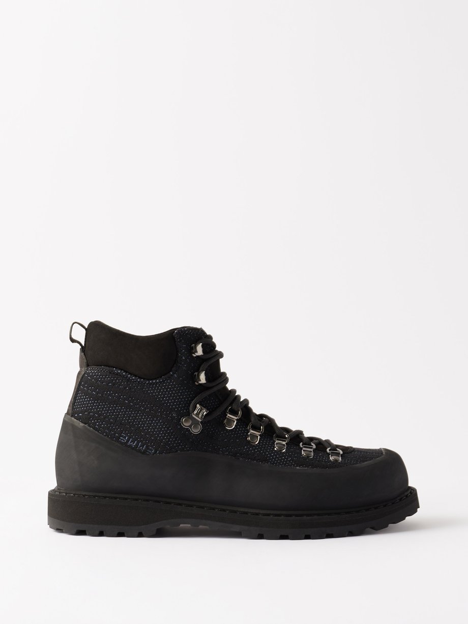 Diemme Black Roccia VET Sport knit and rubber boots | 매치스패션, 모던 럭셔리 온라인 쇼핑