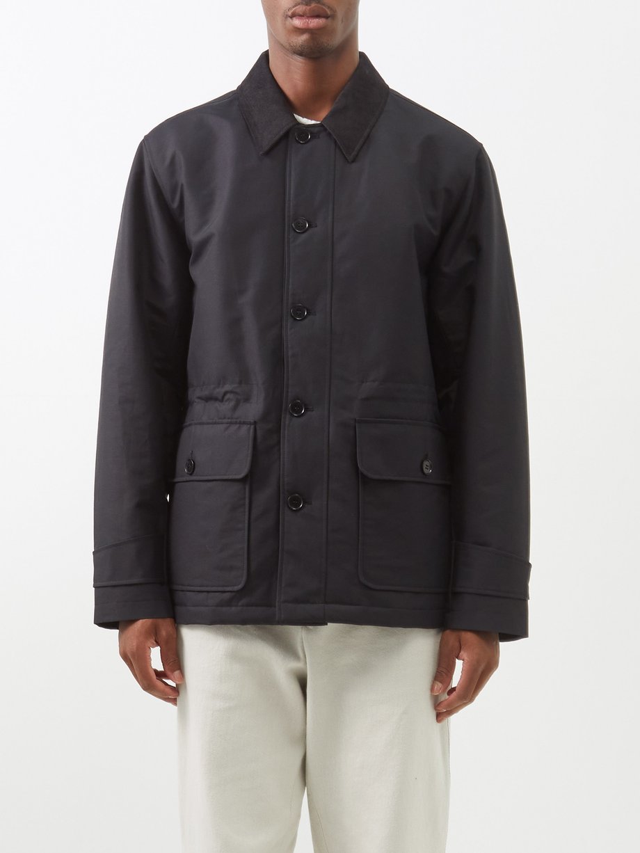 Officine Générale Black Griffin cotton-canvas field jacket | 매치스패션, 모던 ...