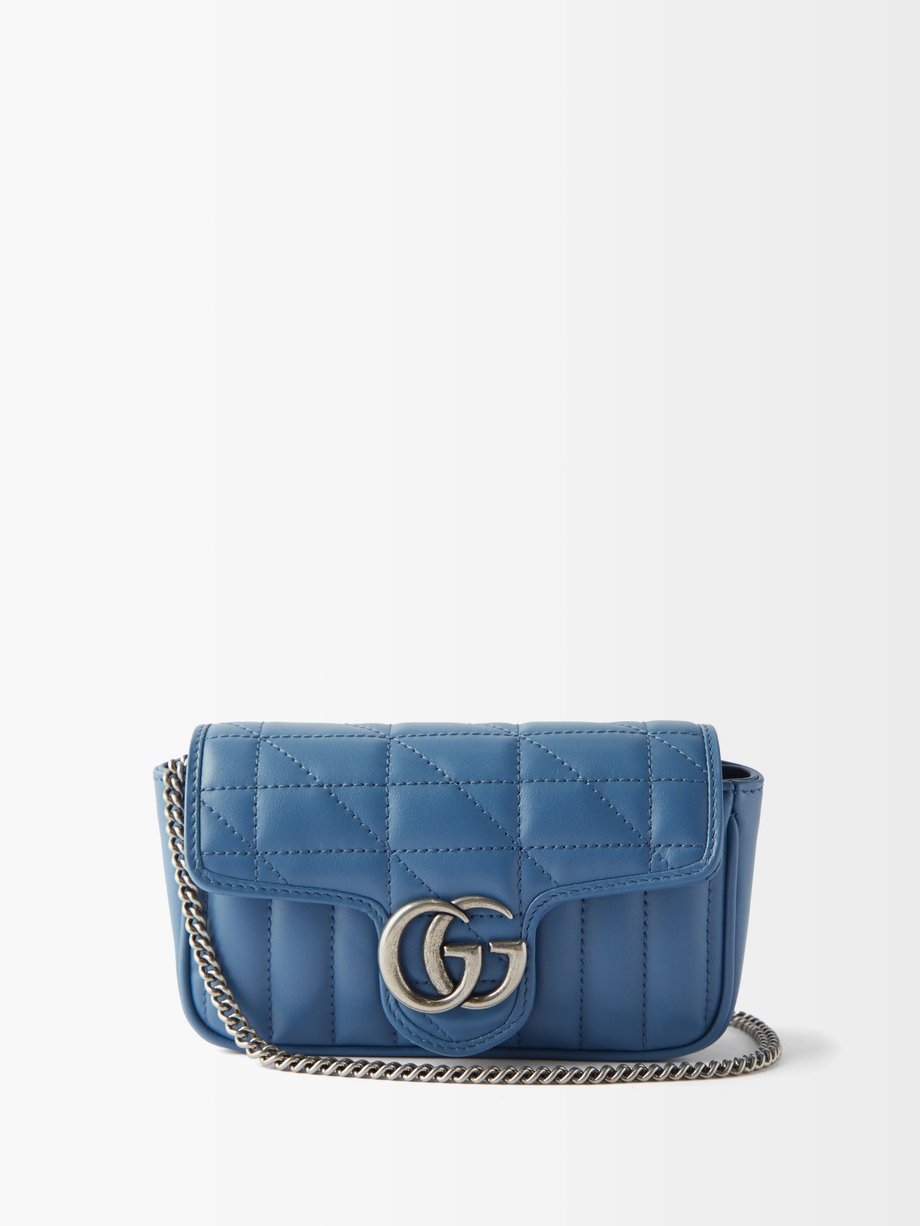 gucci mini marmont blue