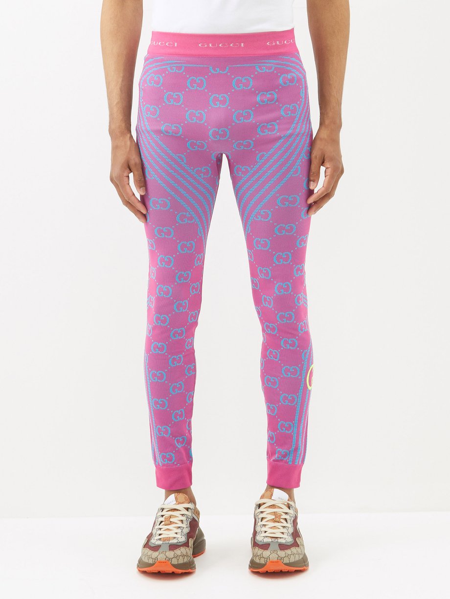 gucci print leggings