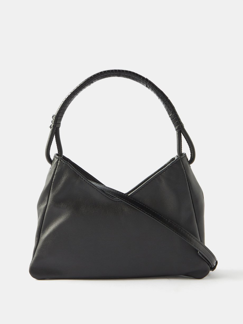 Valerie leather shoulder bag Black Staud | MATCHESFASHION FR