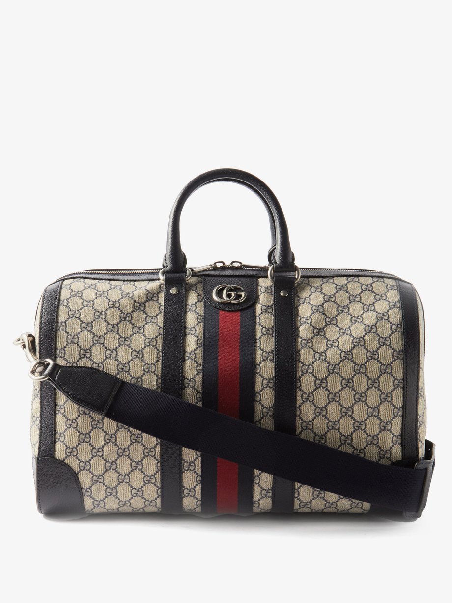 gucci leather holdall