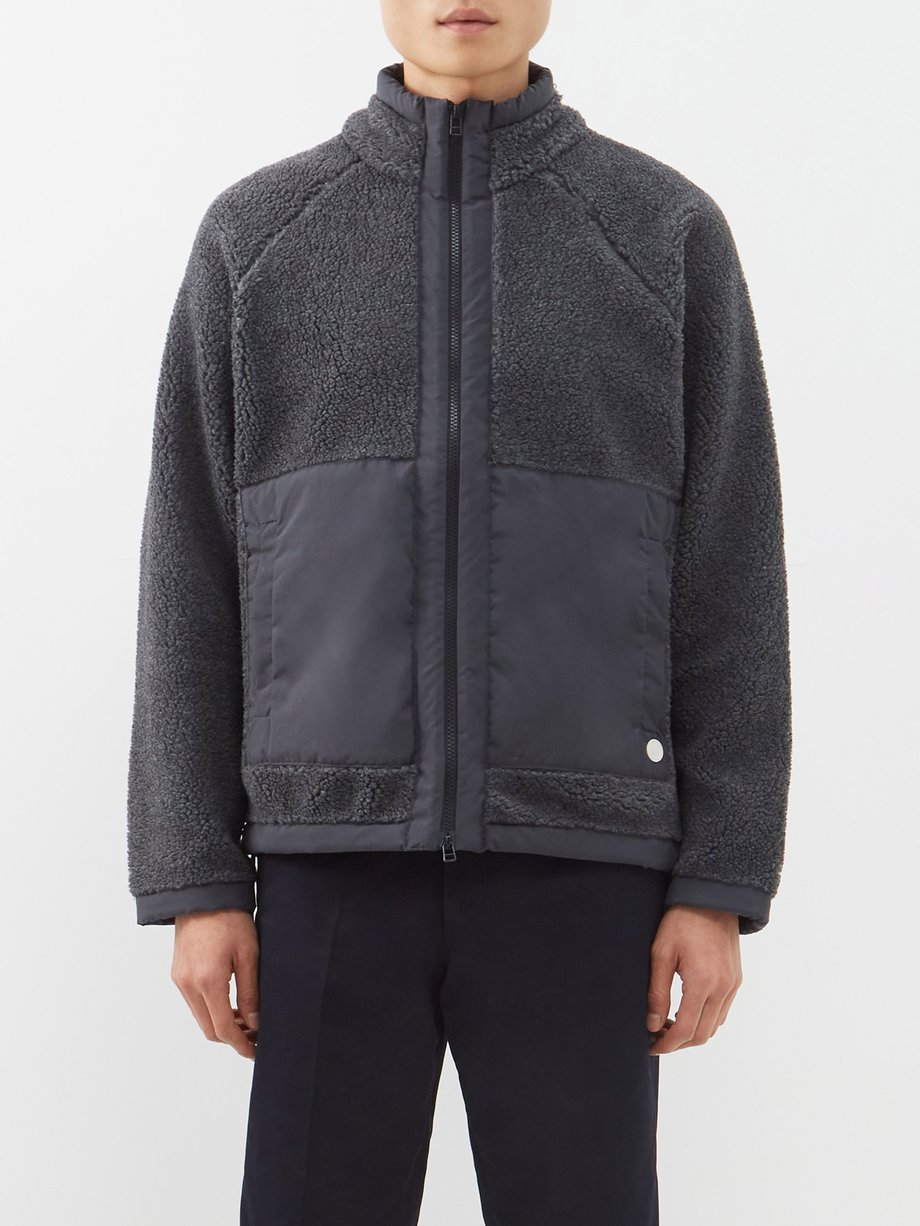Folk Grey Signal raglan-sleeve fleece jacket | 매치스패션, 모던 럭셔리 온라인 쇼핑