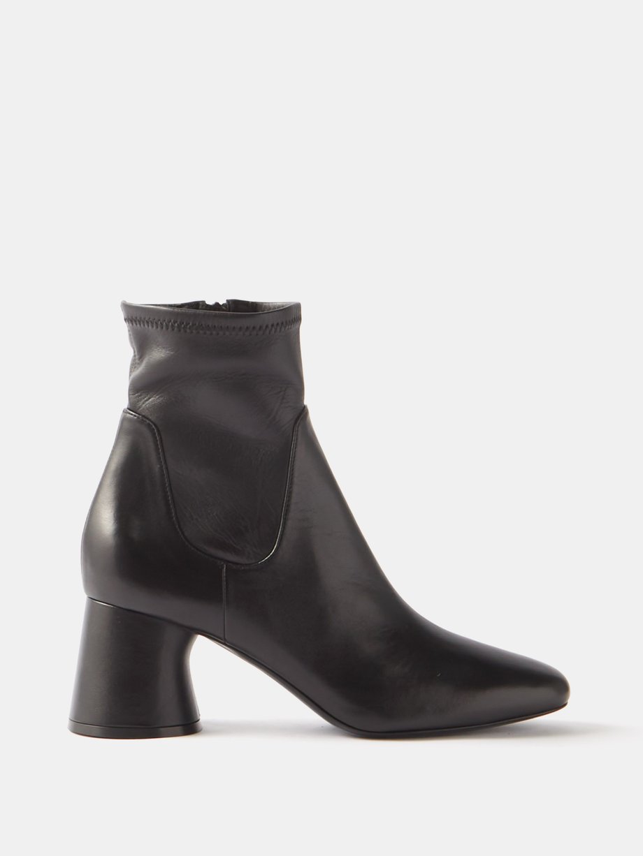 Black Wythe leather ankle boots | Khaite | MATCHESFASHION US