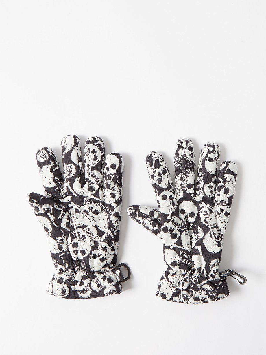 Black Skull-print cotton gloves | ERL | MATCHESFASHION US