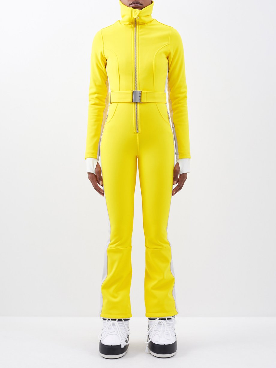 Over-the-boot flared softshell ski suit Yellow Cordova | MATCHESFASHION FR