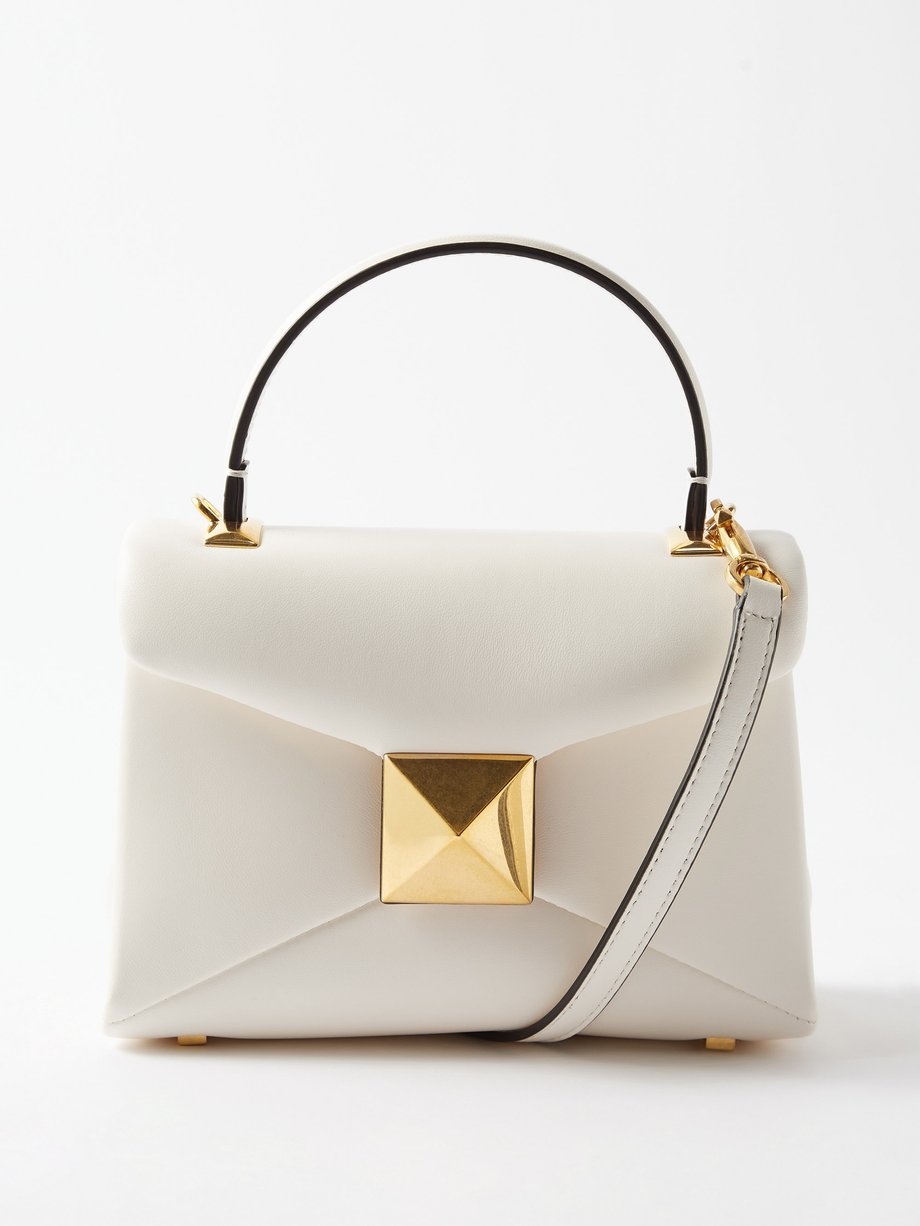 Give birth Excessive Sprout White One Stud mini quilted-leather shoulder bag | Valentino |  MATCHESFASHION US