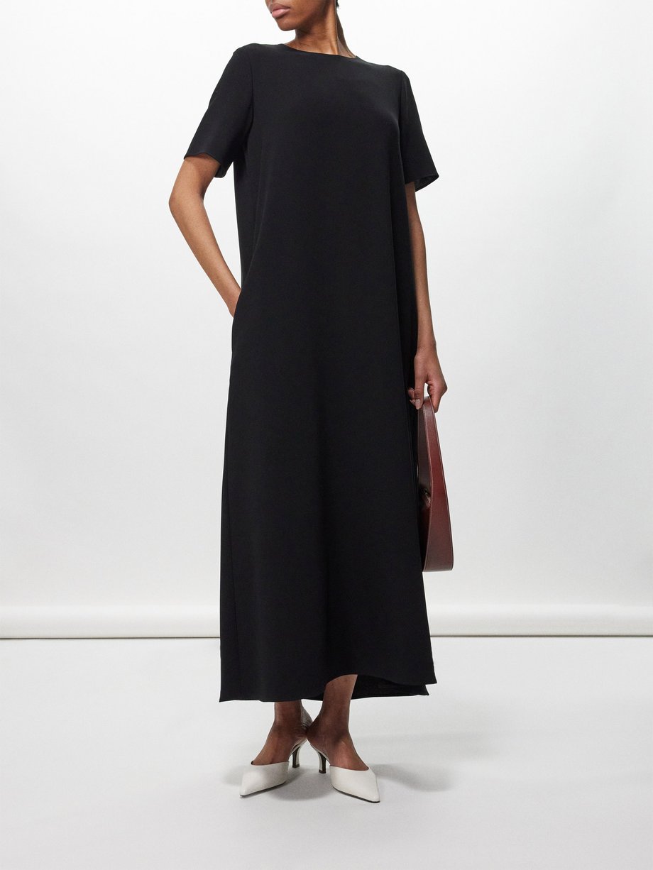 Black Robi short-sleeved maxi dress | The Row | MATCHESFASHION UK