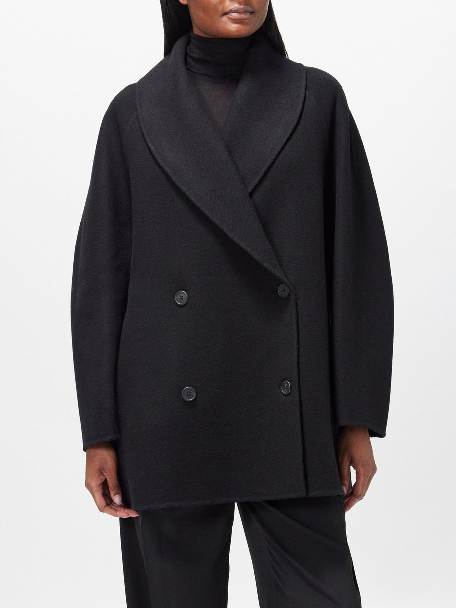 Polli double-breasted wool-blend coat Black The Row | MATCHESFASHION FR