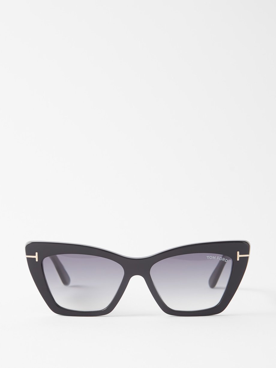 71880円 2022A/W新作送料無料 トム フォード レディース サングラス アイウェア アクセサリー cat-eye sunglasses 1330L3 BLACK SHINY
