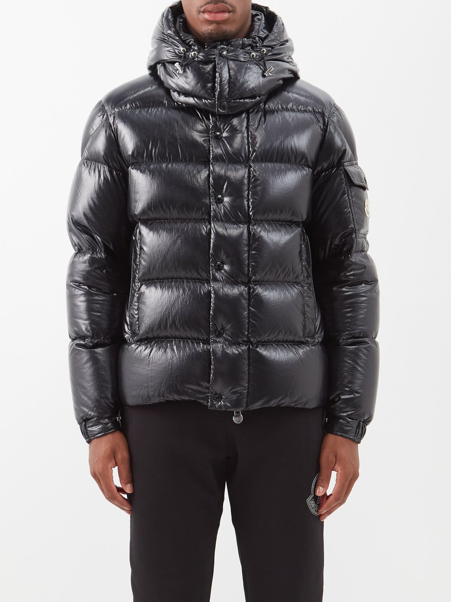 Moncler Moncler Maya 70 quilted down coat Black｜MATCHESFASHION（マッチズファッション)