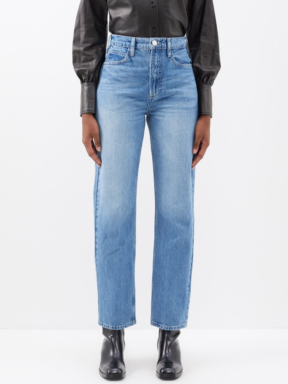 Le High and Tight straight-leg jeans Light denim FRAME | MATCHESFASHION FR