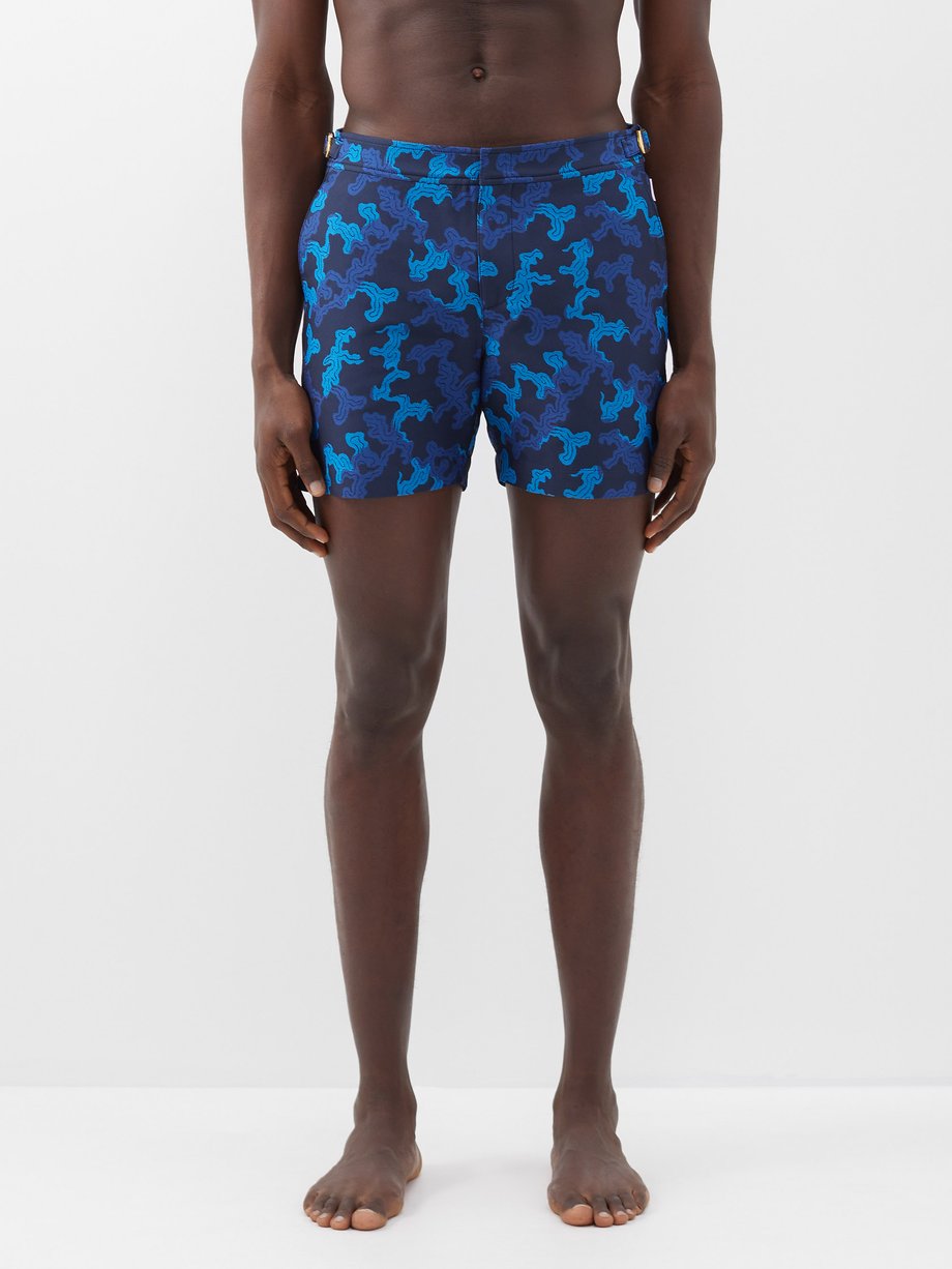 Blue Bulldog Current-jacquard swim shorts | Orlebar Brown ...