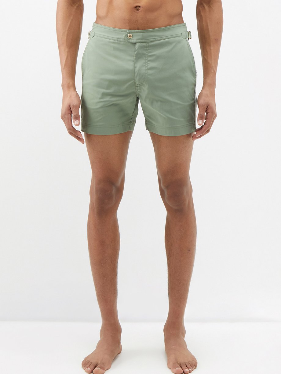 Tom Ford Green Tailored swim shorts | 매치스패션, 모던 럭셔리 온라인 쇼핑