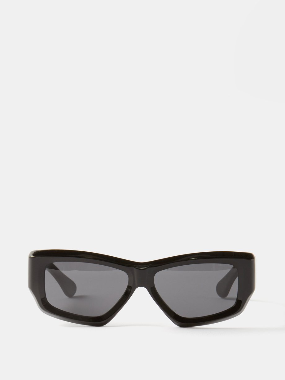 Black Kaswara D-frame acetate sunglasses | Port Tanger | MATCHESFASHION UK