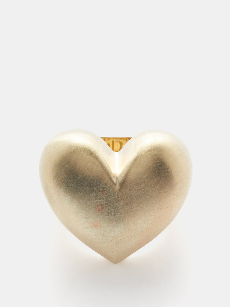 Gold Heart 14kt gold ring | Lauren Rubinski | MATCHESFASHION AU
