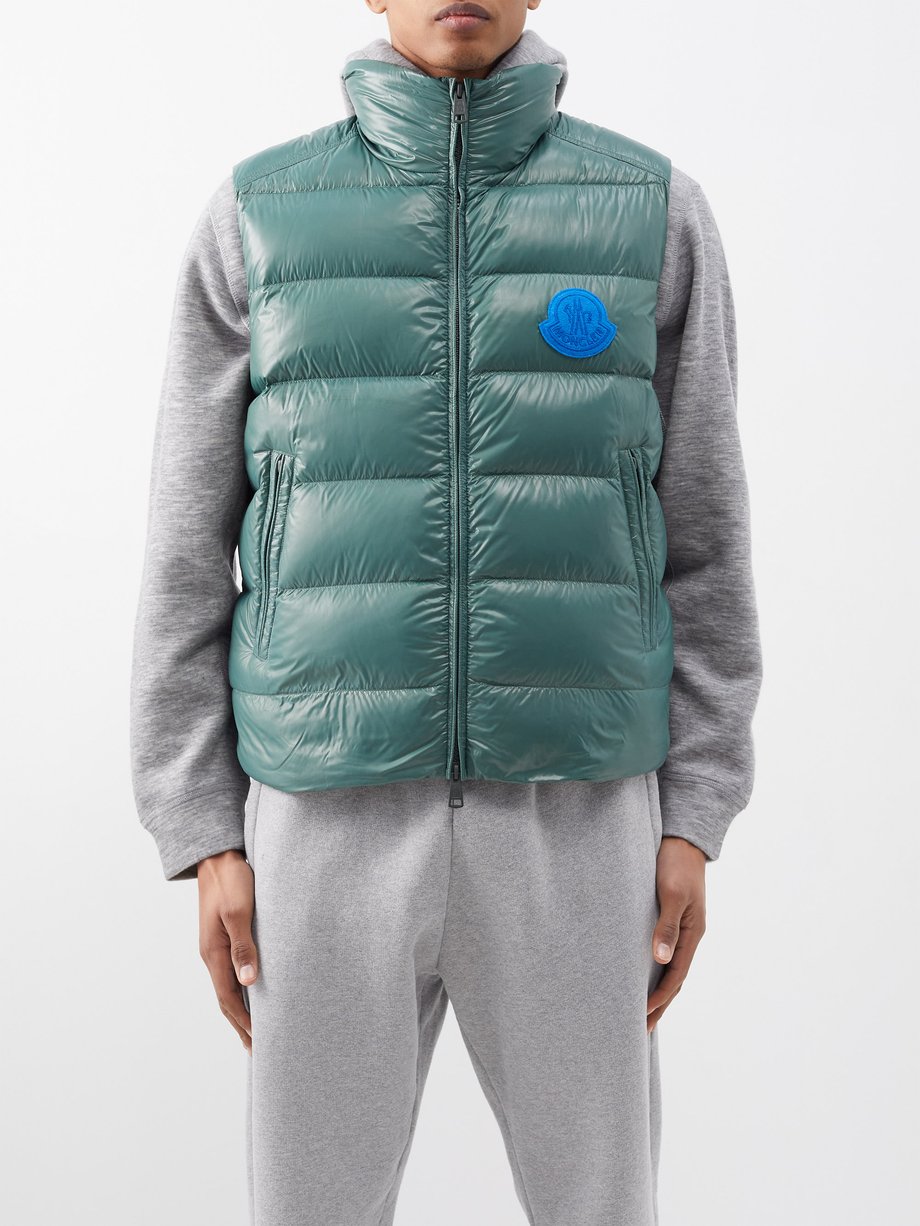 Moncler Moncler Parke quilted down gilet Green｜MATCHESFASHION（マッチズファッション)
