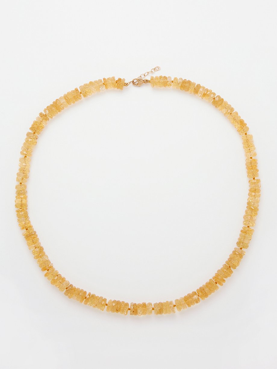 Gold Atlas citrine & 14kt gold necklace | Jia Jia | MATCHESFASHION UK