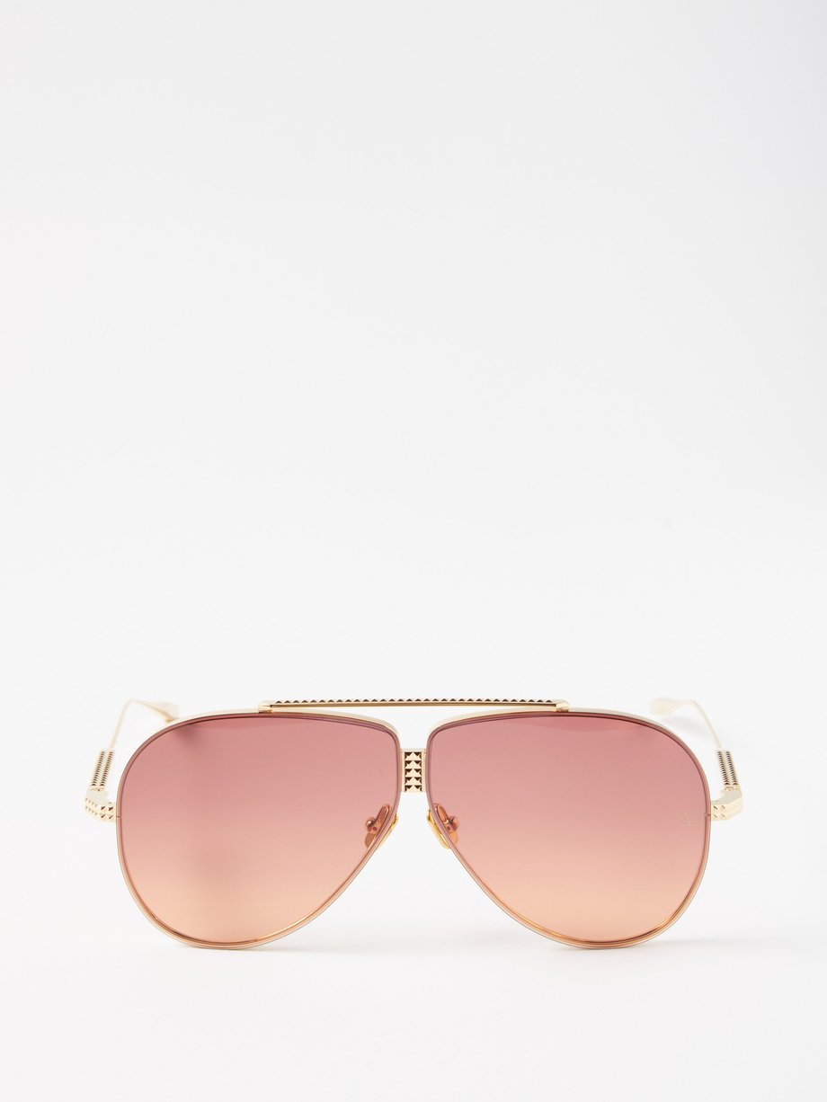 Valentino 52mm Rockstud Sunglasses サングラス