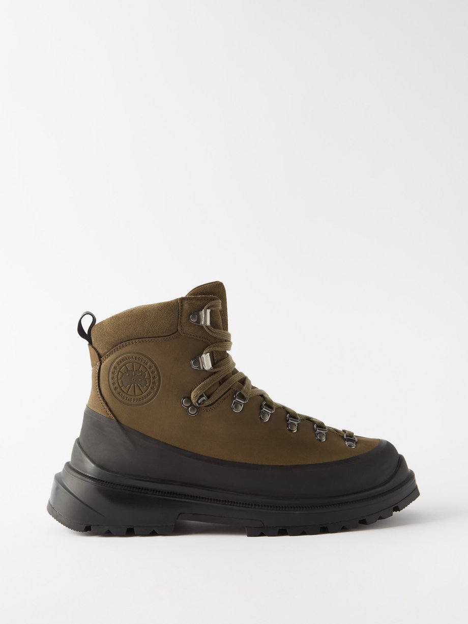 Journey leather hiking boots Green Canada Goose | MATCHESFASHION FR