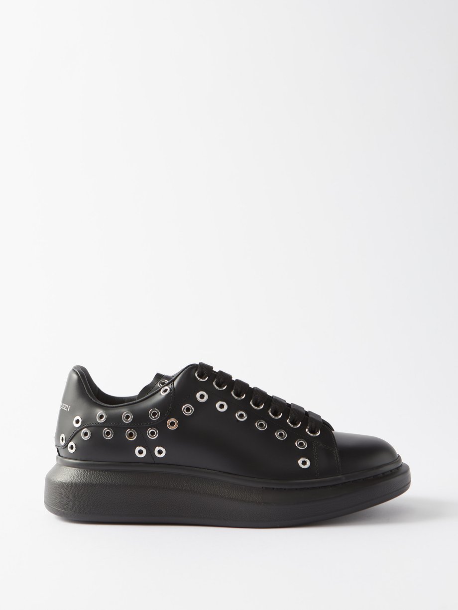 alexander mcqueen studded leather sneakers