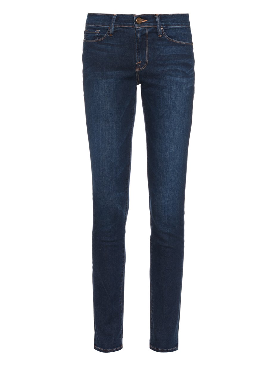Blue Le Skinny de Jeanne mid-rise jeans | FRAME | MATCHESFASHION US