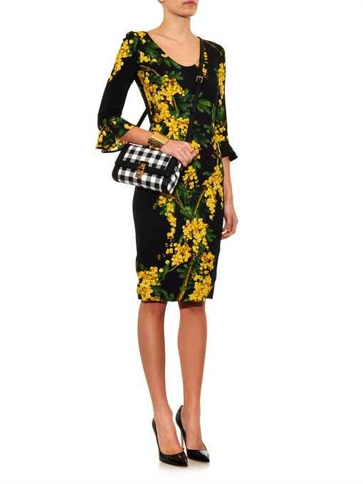 Dolce gingham brocade cross-body bag | Dolce & Gabbana | MATCHESFASHION UK