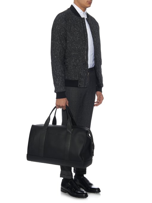 Holdall leather 24 hour bag 
