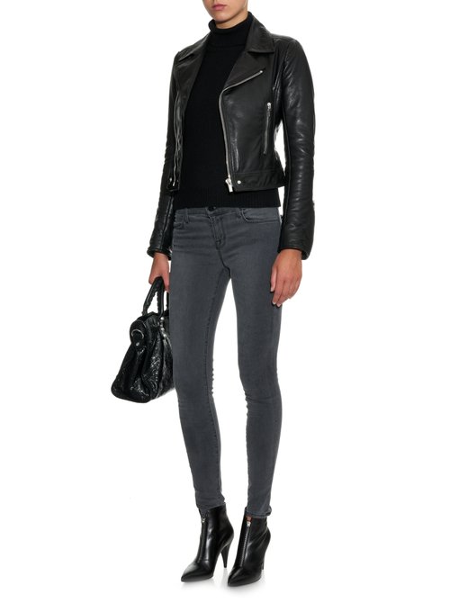 balenciaga classic biker jacket