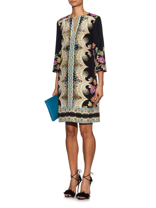Paisley-print silk tunic dress | Etro | MATCHESFASHION UK
