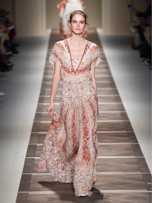 Floral-print silk-georgette gown | Etro | MATCHESFASHION UK