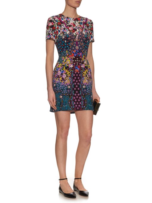 Tildar multi-print silk-cady dress | Mary Katrantzou | MATCHESFASHION UK