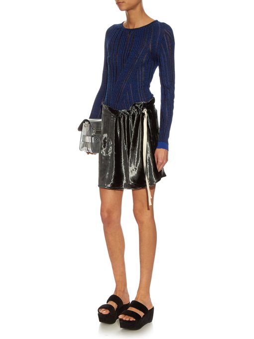 Lucinda velvet skirt | Acne Studios | MATCHESFASHION US
