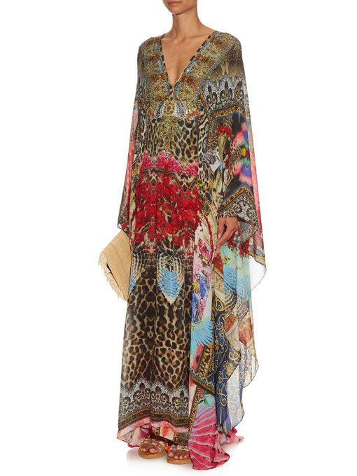 Wondrous-print silk maxi dress | Camilla | MATCHESFASHION UK