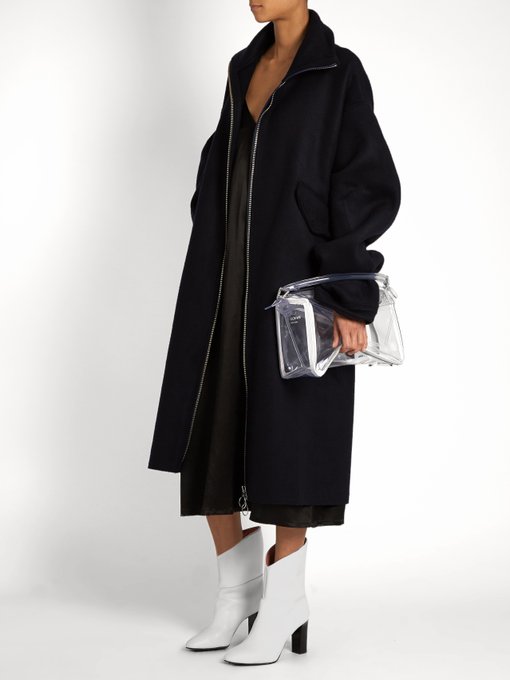 High-neck wool-blend coat | Marques'Almeida | MATCHESFASHION.COM US