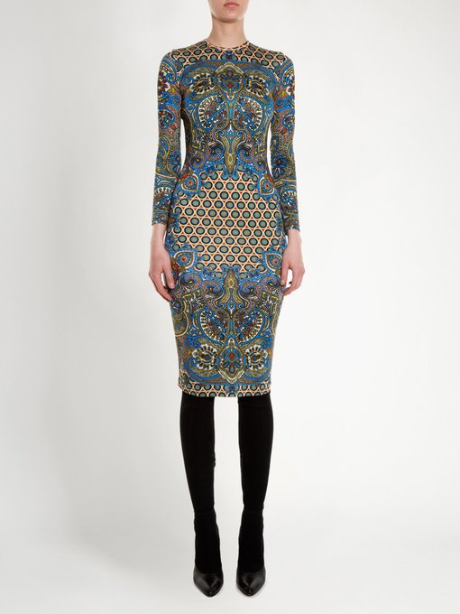 Paisley-print jersey dress | Givenchy | MATCHESFASHION UK
