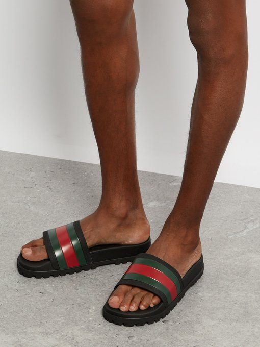 gucci bloom slides outfit