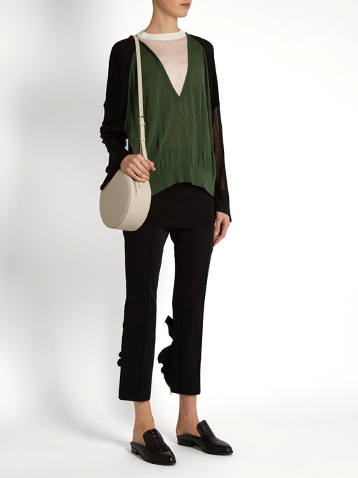 TOGA Layered V-Neck Sweater, Colour: Black | ModeSens