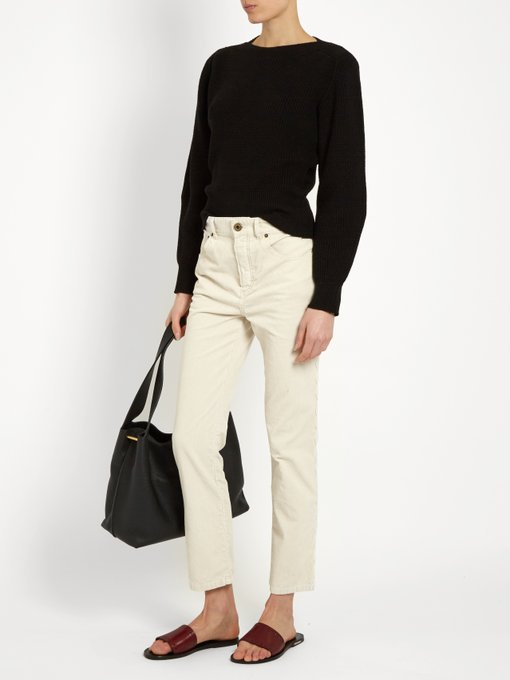 ISABEL MARANT Fidj Cotton-Blend Sweater, Colour: Black | ModeSens