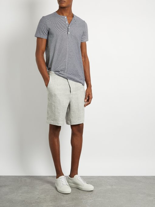 Speckled washed-linen shorts | Helbers | MATCHESFASHION UK