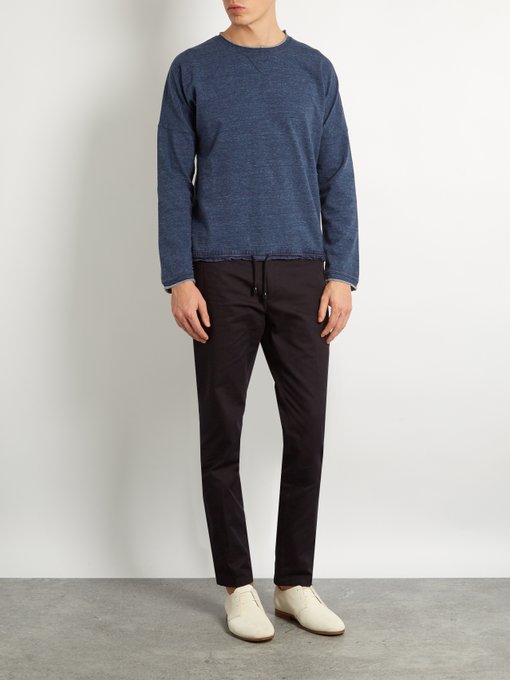 Raw-edge cotton sweatshirt | Helbers | MATCHESFASHION.COM UK
